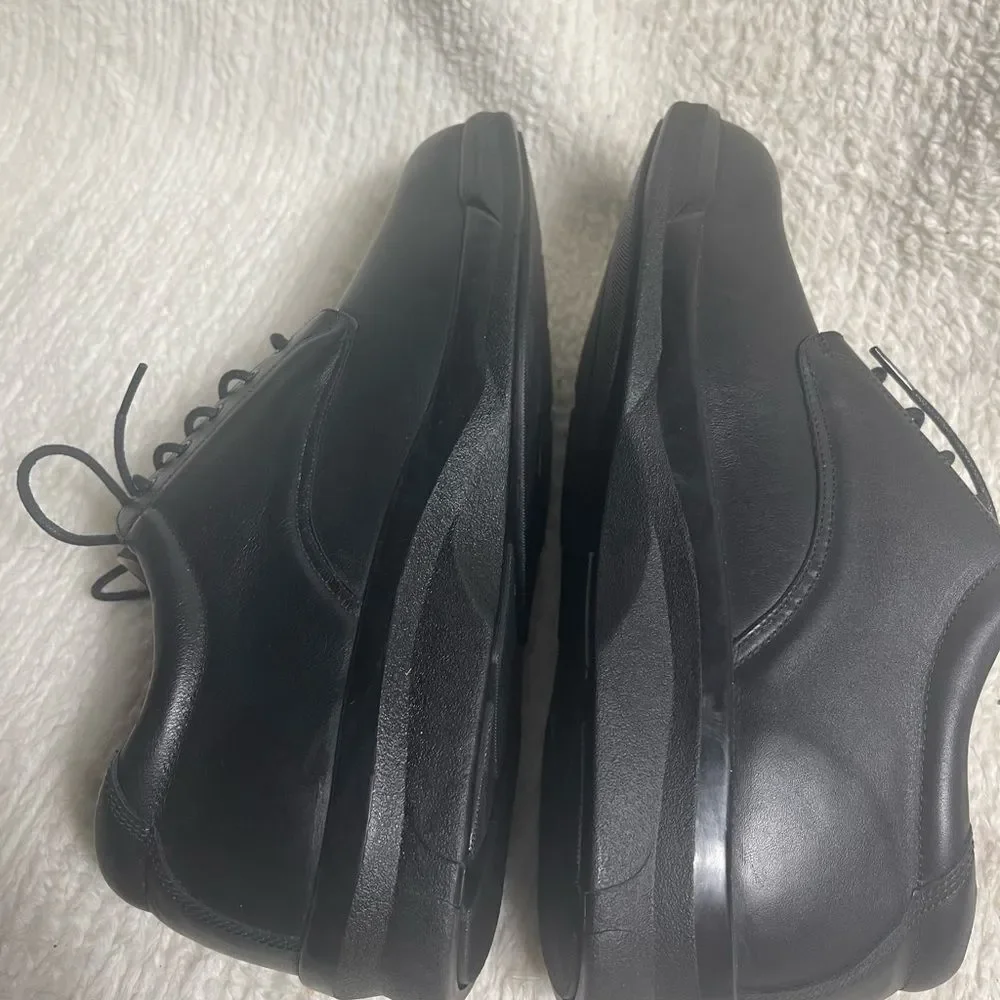 Apex Men’s conform classic Oxford Dress shoes leather Black SZ14W.
